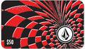 Volcom E-Gift Card Red Multi