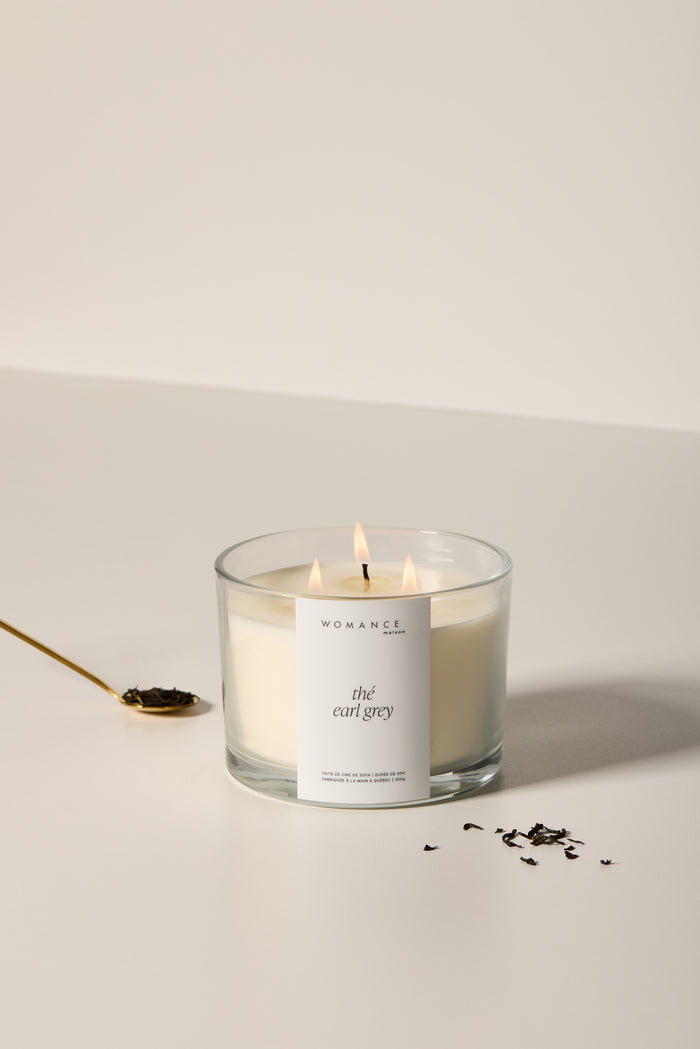 Earl Grey Tea Candle - Womance