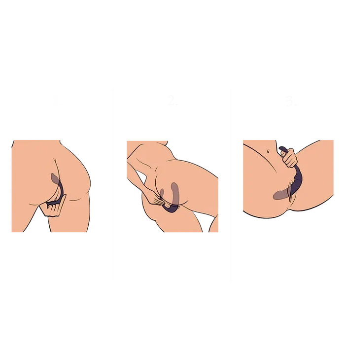 Eggplant - 2-IN-1 Vibrator G Spot Sex Toy