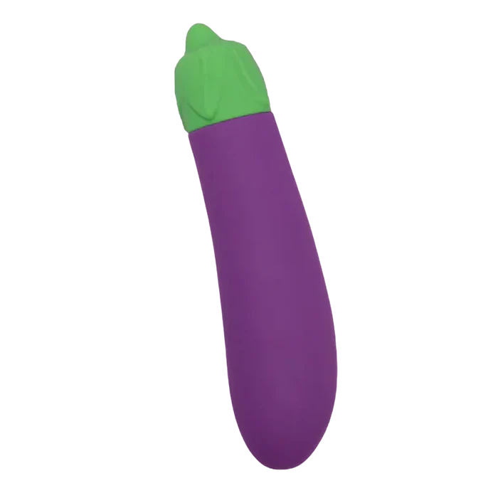 Eggplant Emoji-vibrator with 10 Vibration Discreet and Playful Fun