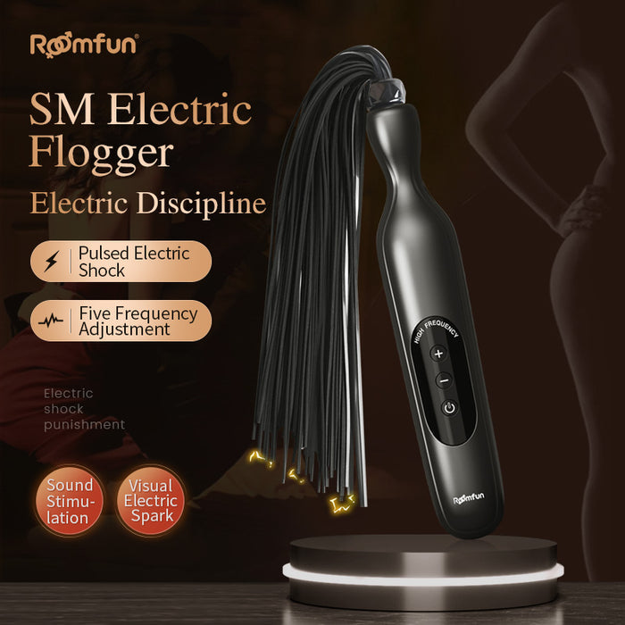 Electric Shock Whip – Adjustable Electroshock Spanking Tool for Punishment Training