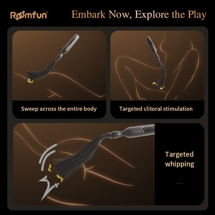 Electric Shock Whip – Adjustable Electroshock Spanking Tool for Punishment Training