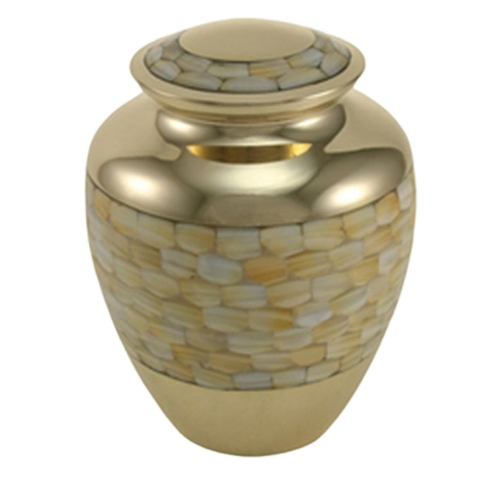 Elite mother of pearl cremation urn cremation supplies and equipment product