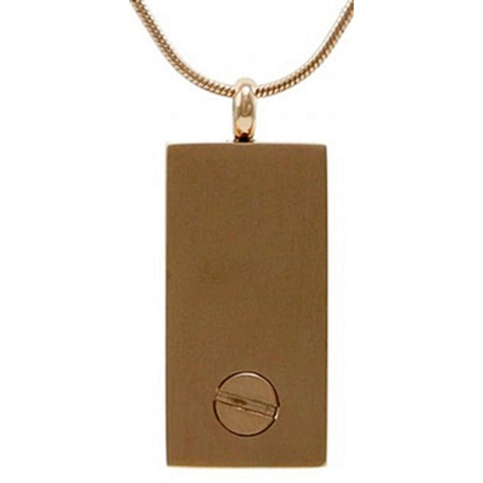 EMBOSSED DOVES CREMATION PENDANT-ROSE & ONYX