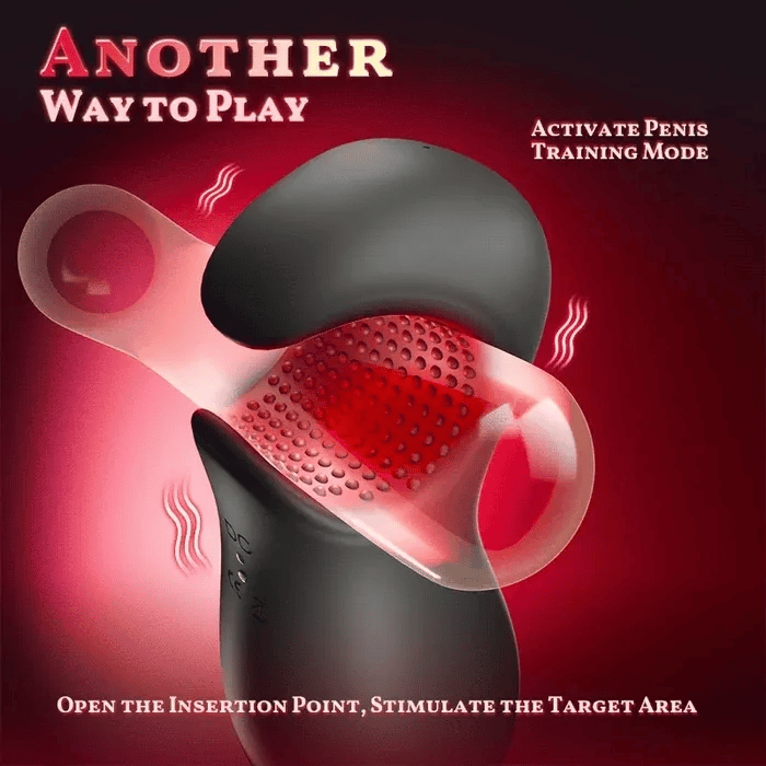 Enchantment Male Masturbator: 9 Vibration Modes & 4 Suction Intensities - Oral Simulation Cup