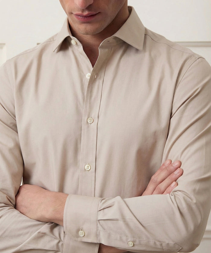 End-On-End Poplin Dress Shirt