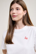 Envelope Embroidery T-Shirt - 9167