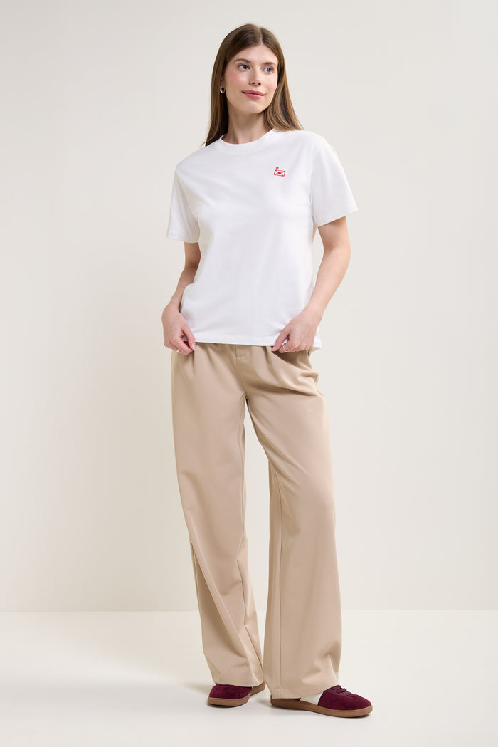 Envelope Embroidery T-Shirt - 9167