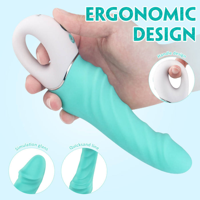 Ergonomic Vibrator 9 Vibration Mode Dildo for Women Sex