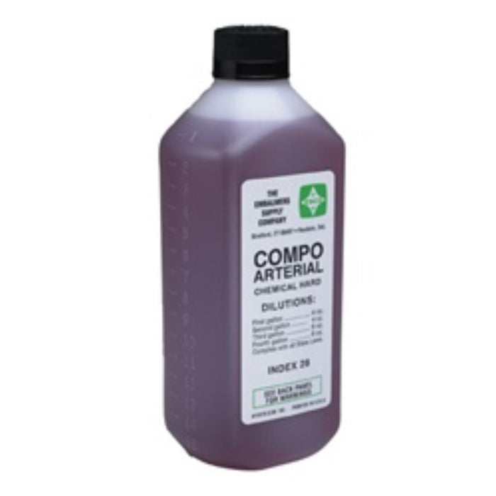 Esco compo hard arterial fluid -28 index used in funeral service operations, from lynch supply