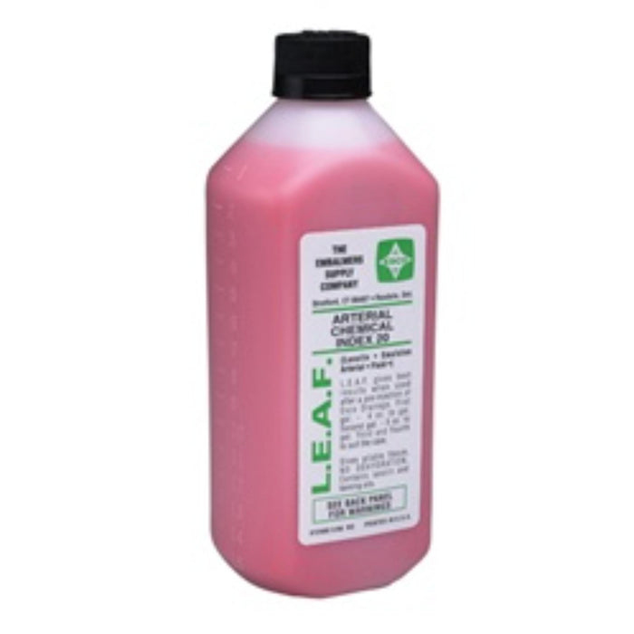 Esco l.e.a.f. plus arterial fluid -25 index used in funeral service operations, from lynch supply
