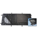 Extra heavy duty lined emergency pouch  with curved zipper used in funeral service operations, from lynch supply