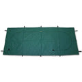 Extreme duty extra large emergency pouch-green with curved zipper used in funeral service operations, from lynch supply