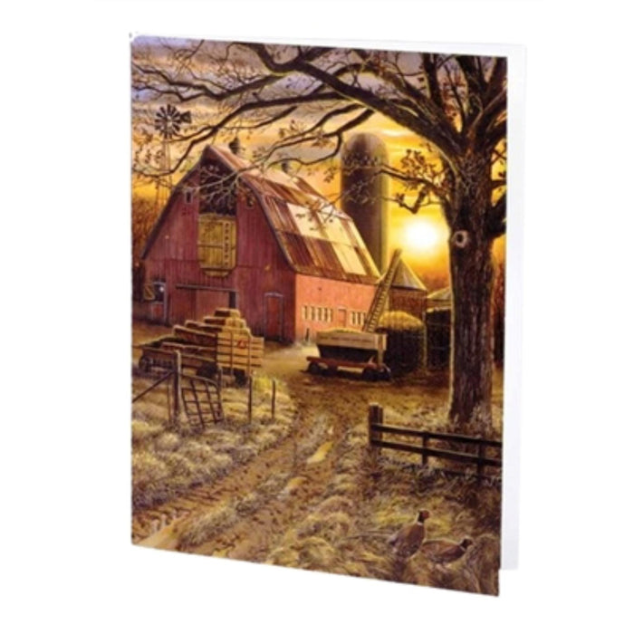 Farm harvest service folder used in funeral service operations, from lynch supply