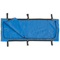 Fema blue chlorine-free body bag used in funeral service operations, from lynch supply