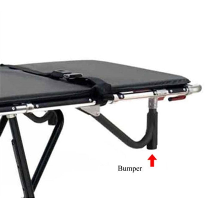 <!028>ferno replacement j-leg bumpers for oversized cots used in funeral service operations, from lynch supply