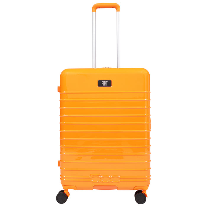 Fiat 500 x FUL 26.5" Expandable Hardside Spinner Luggage, Orange