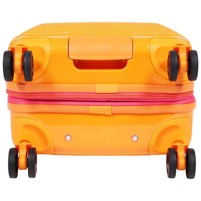 Fiat 500 x FUL 26.5" Expandable Hardside Spinner Luggage, Orange