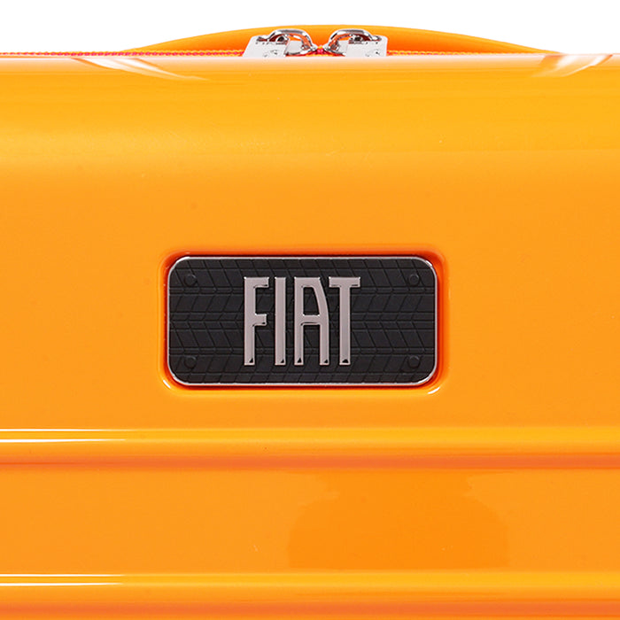 Fiat 500 x FUL 26.5" Expandable Hardside Spinner Luggage, Orange