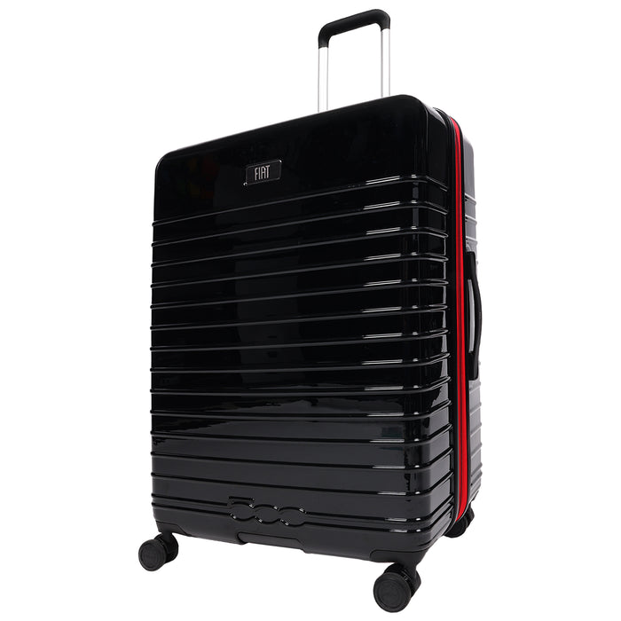 Fiat 500 x FUL 31.5" Expandable Hardside Spinner Luggage, Black
