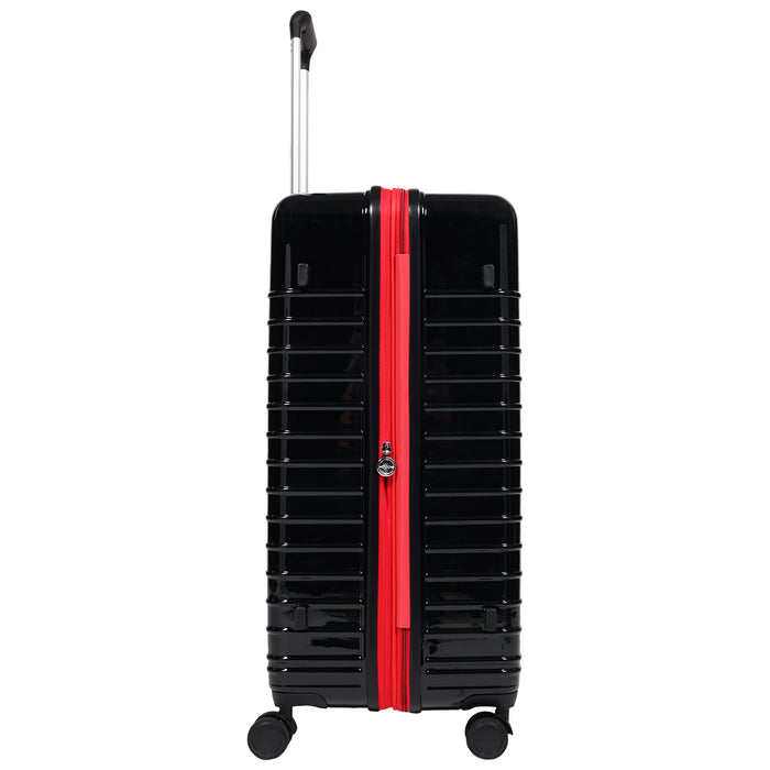 Fiat 500 x FUL 31.5" Expandable Hardside Spinner Luggage, Black