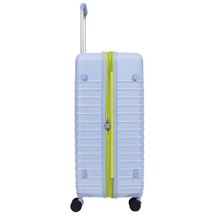 Fiat 500 x FUL 31.5" Expandable Hardside Spinner Luggage, Light Blue