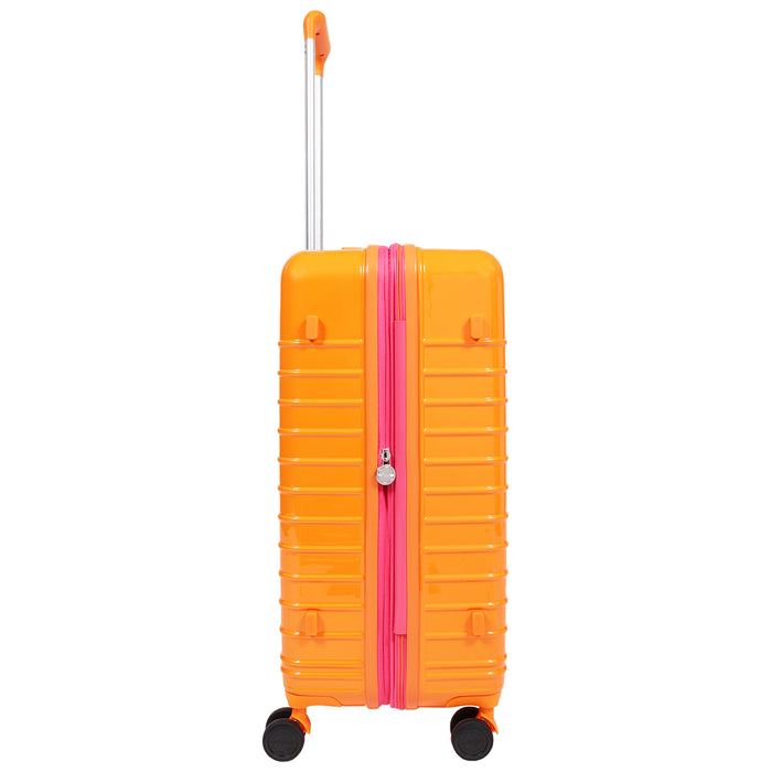 Fiat 500 x FUL 31.5" Expandable Hardside Spinner Luggage, Orange
