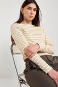 Fitted Boat Neck Top - 9197