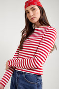 Fitted Boat Neck Top - 9197