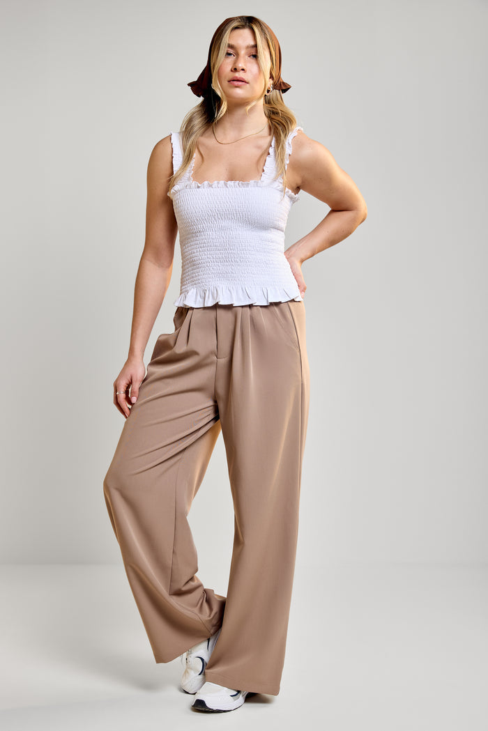 Fitted Honeycomb Tank Top - 9185