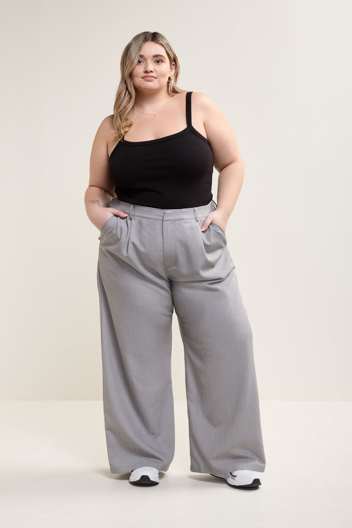 Fitted Ribbed Tank Top - 9175