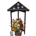<!018>flag case display stand used in funeral service operations, from lynch supply