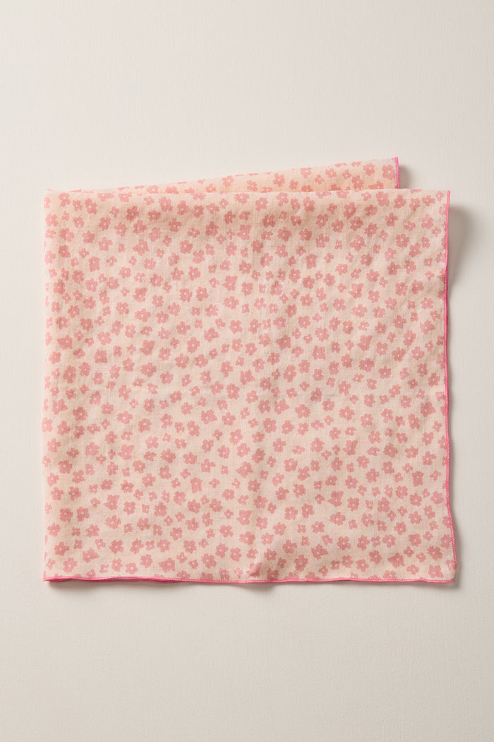 Floral Print Scarf - A0345