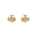 Flower Earring Back Small Yellow Gold Vermeil 14k Yellow Gold 18k Yellow Gold     Front First Pair | Single |
