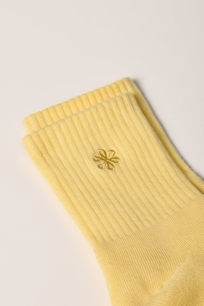 Flower Embroidery Socks - A0270