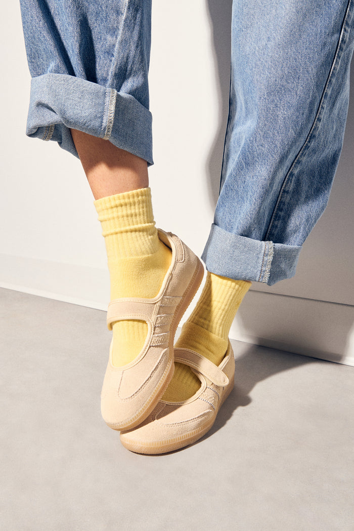 Flower Embroidery Socks - A0270