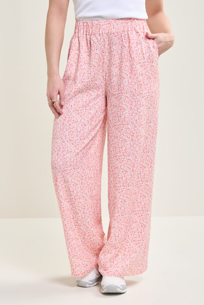 Flowy Wide-Leg Pants - 5066