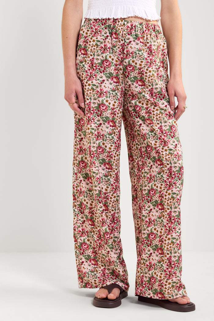 Flowy Wide-Leg Pants - 5066