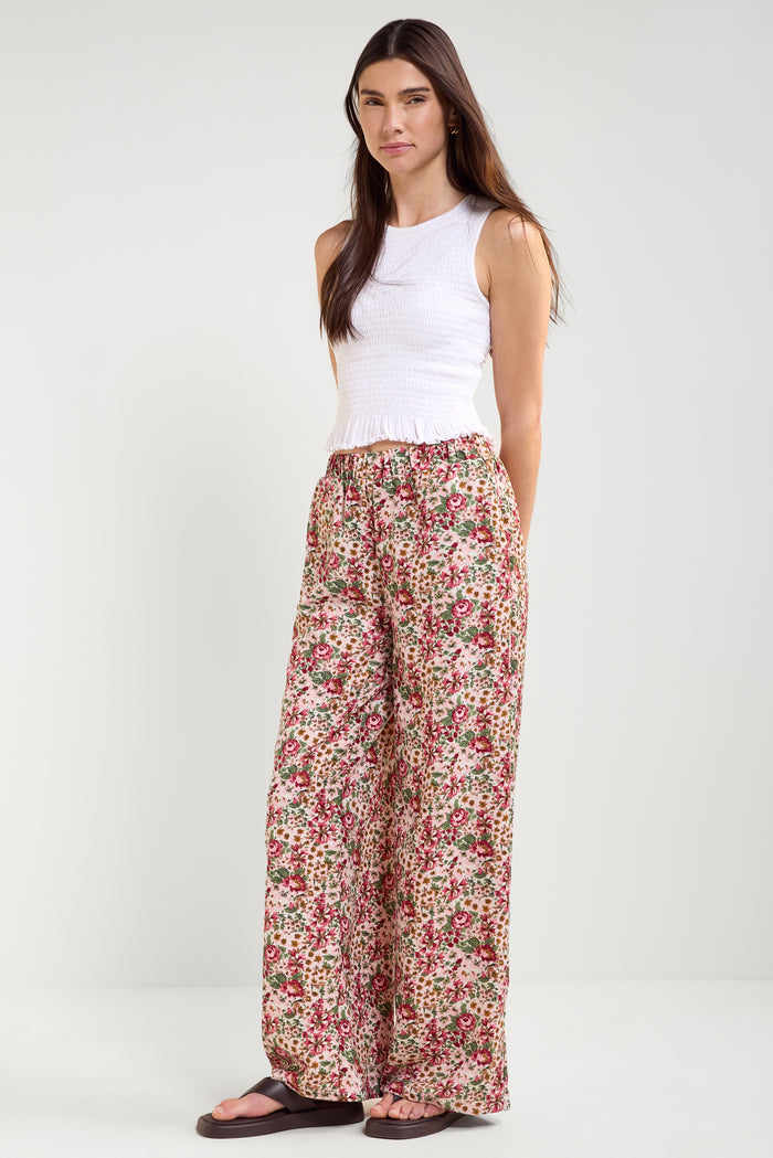 Flowy Wide-Leg Pants - 5066
