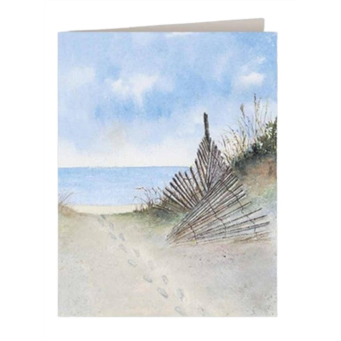 Footprints series service folder used in funeral service operations, from lynch supply
