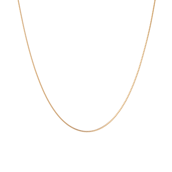 Franco Chain Necklace Vermeil 14k Yellow Gold 16in 18in 20in 22in First