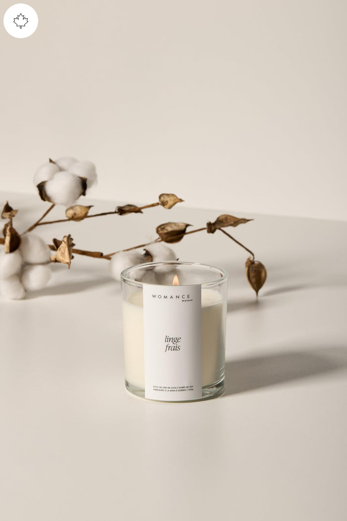 Fresh Linen Candle - Womance