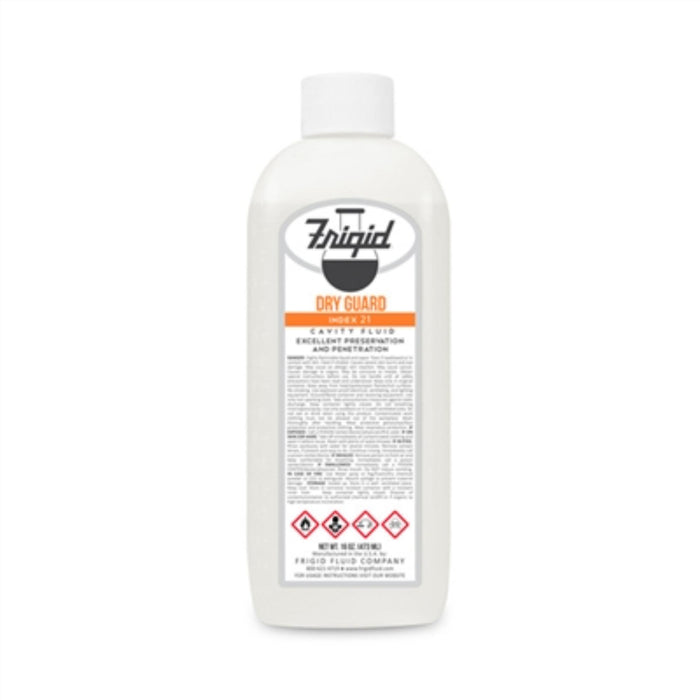 Frigid dry guard cavity fluid -21 index used in funeral service operations, from lynch supply