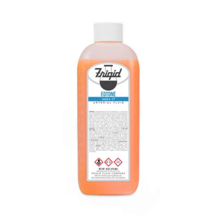 Frigid eotone arterial fluid -27 index used in funeral service operations, from lynch supply