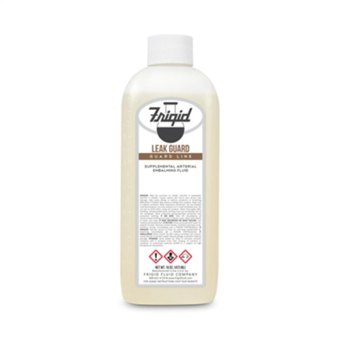 Frigid leak guard moisture reducer used in funeral service operations, from lynch supply