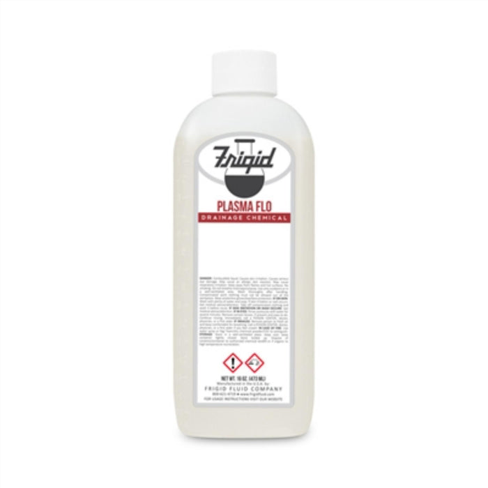 Frigid plasma flo drainage fluid used in funeral service operations, from lynch supply
