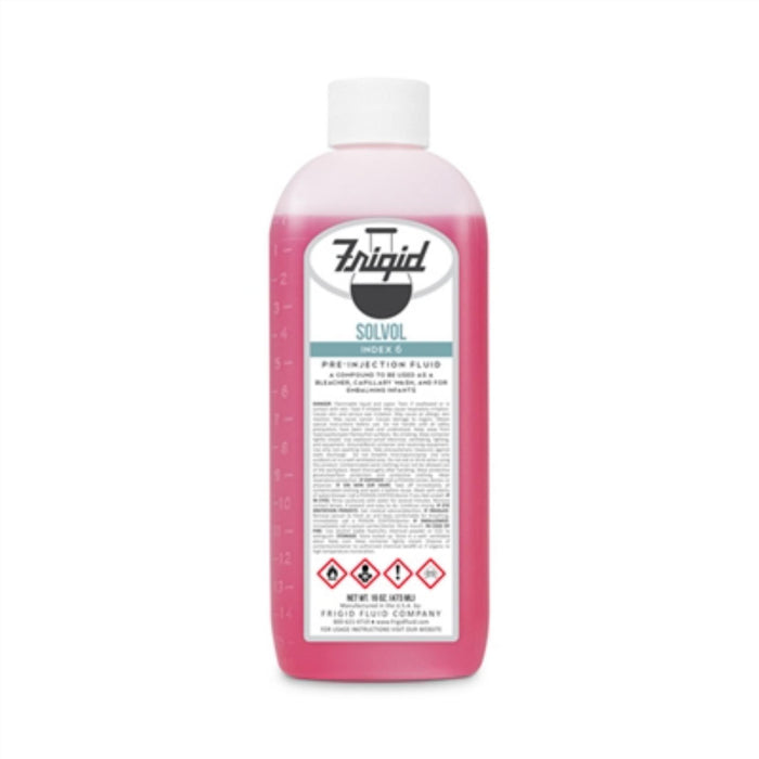 Frigid solvol drainage pre-injection used in funeral service operations, from lynch supply