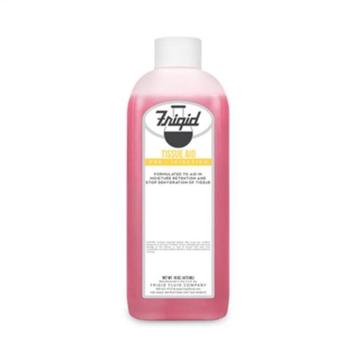 Frigid tissue aid co-injection used in funeral service operations, from lynch supply