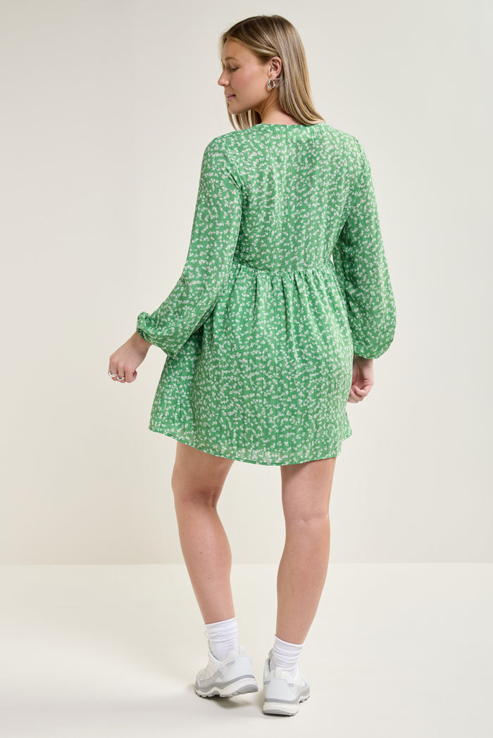Front Tie Short Dress - 2218