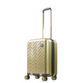 Ful Groove 22" Carry-on Hard Shell Spinner Suitcase Gold Luggage